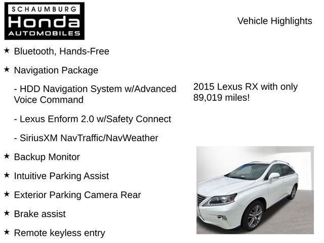 2015 Lexus RX 350
