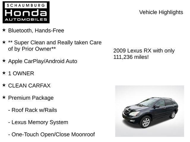 2009 Lexus RX 350