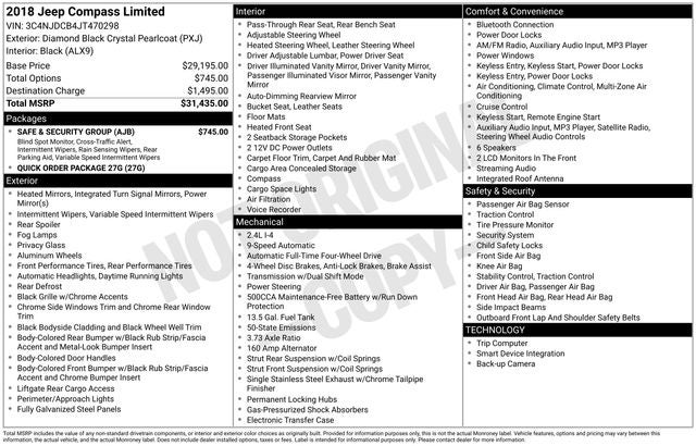 2018 Jeep Compass Limited