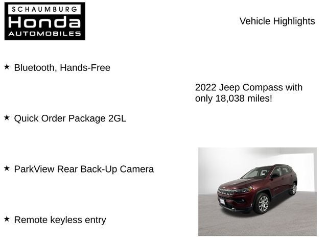 2022 Jeep Compass Latitude Lux