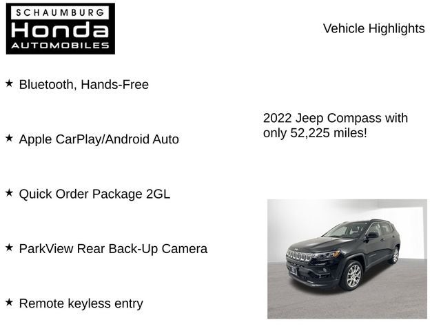 2022 Jeep Compass Latitude Lux