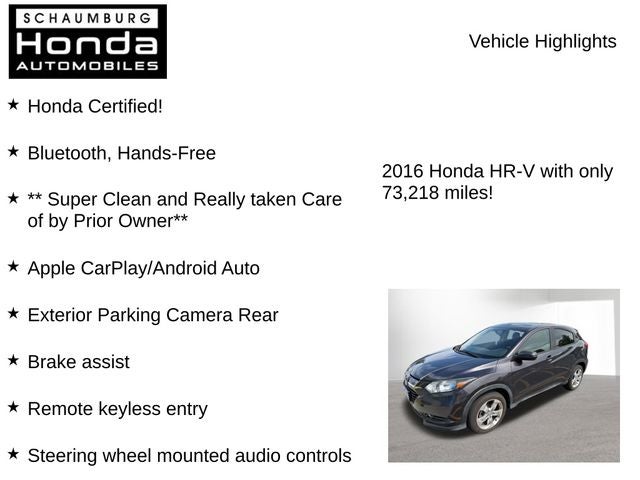 2016 Honda HR-V EX