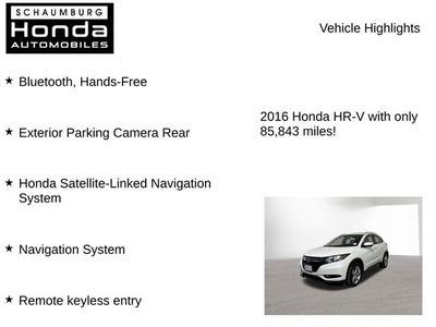 2016 Honda HR-V EX-L w/Navigation
