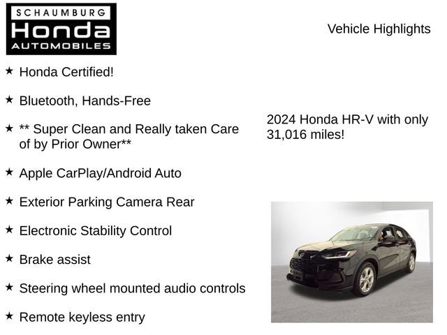 2024 Honda HR-V LX