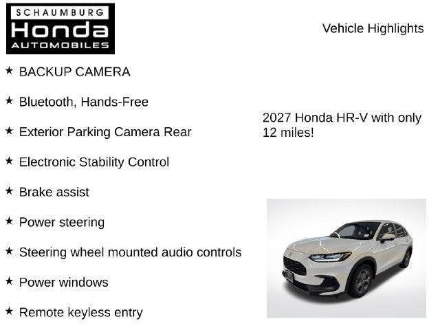 2027 Honda HR-V LX