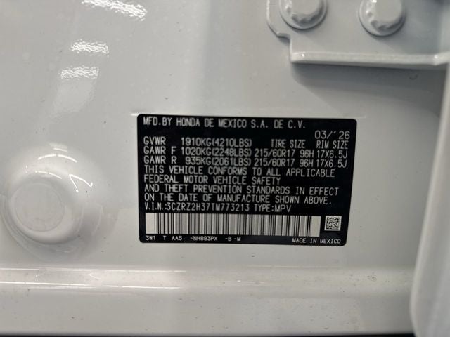 2026 Honda HR-V LX