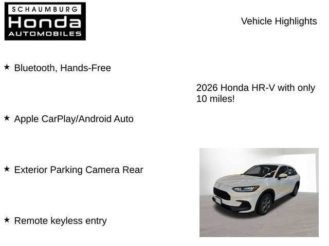 2026 Honda HR-V LX