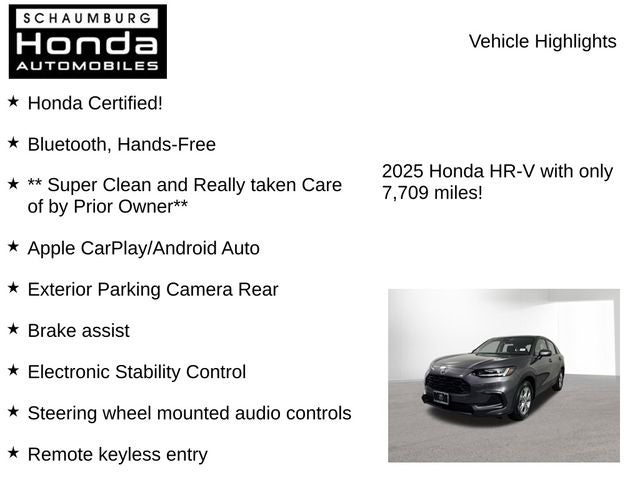 2025 Honda HR-V LX