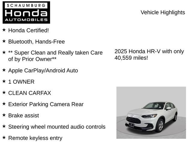 2025 Honda HR-V LX