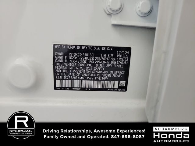 2025 Honda HR-V LX