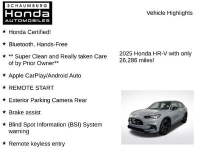 2025 Honda HR-V Sport
