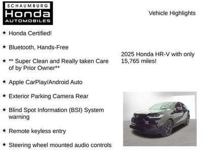 2025 Honda HR-V Sport