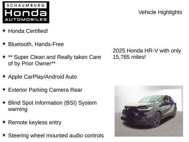 2025 Honda HR-V Sport