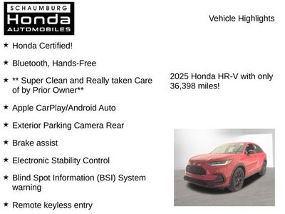 2025 Honda HR-V Sport