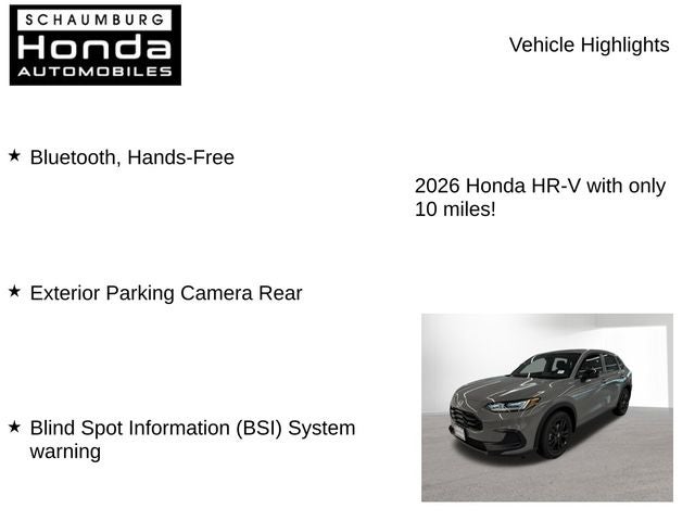 2026 Honda HR-V Sport