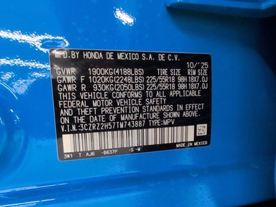 2026 Honda HR-V Sport