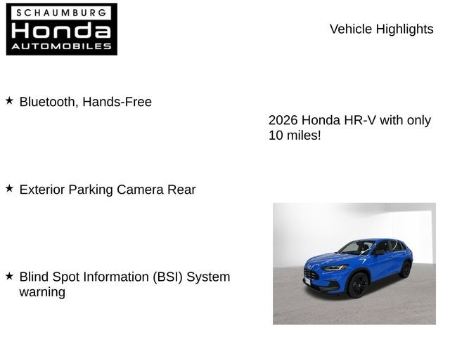 2026 Honda HR-V Sport