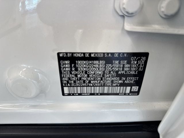 2027 Honda HR-V Sport