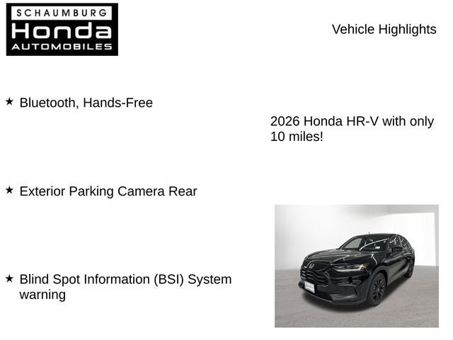 2026 Honda HR-V Sport