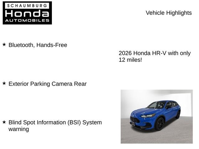 2026 Honda HR-V Sport