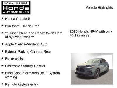 2025 Honda HR-V Sport