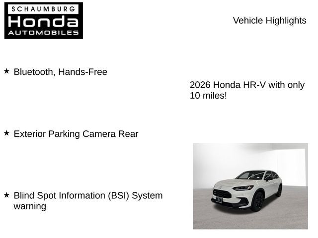 2026 Honda HR-V Sport