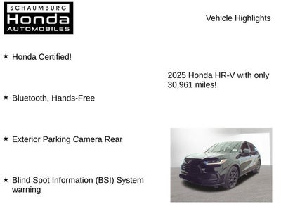 2025 Honda HR-V Sport