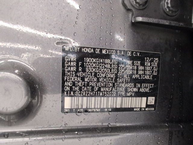 2026 Honda HR-V EX-L