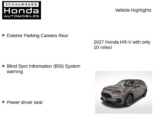 2027 Honda HR-V EX-L