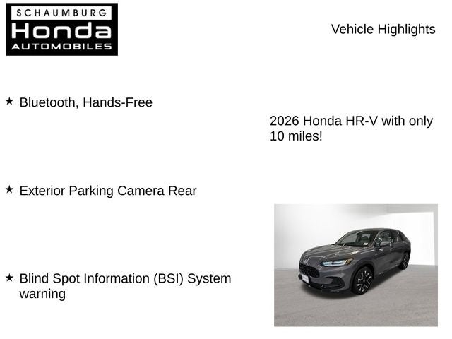 2026 Honda HR-V EX-L