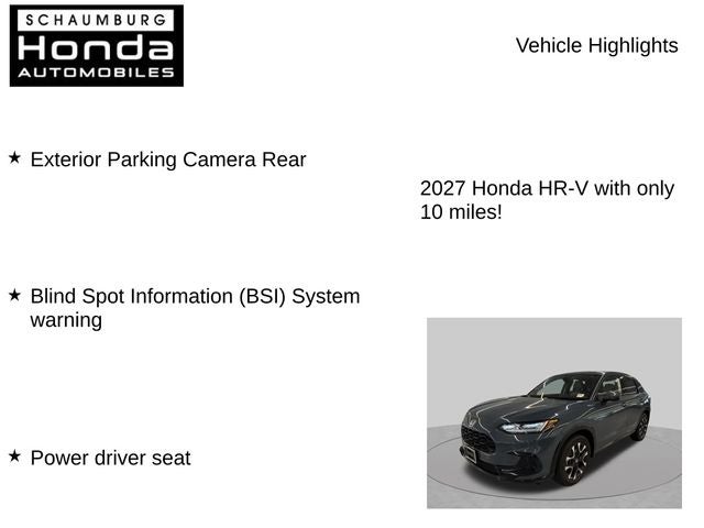 2027 Honda HR-V EX-L