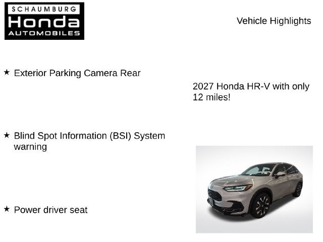 2027 Honda HR-V EX-L