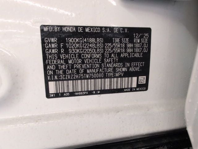 2026 Honda HR-V EX-L