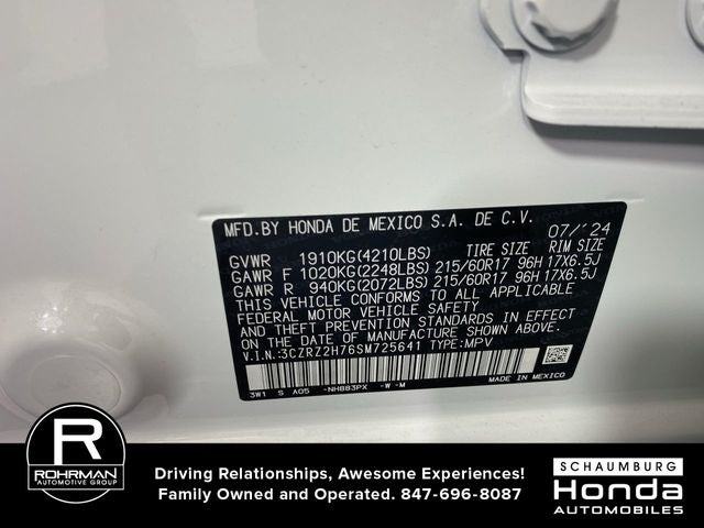 2025 Honda HR-V EX-L