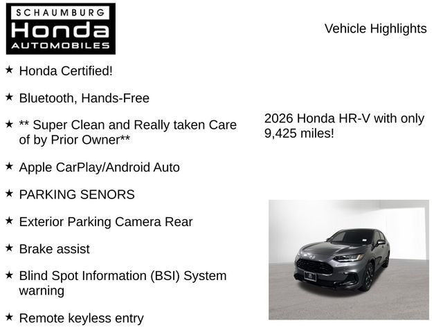 2026 Honda HR-V EX-L