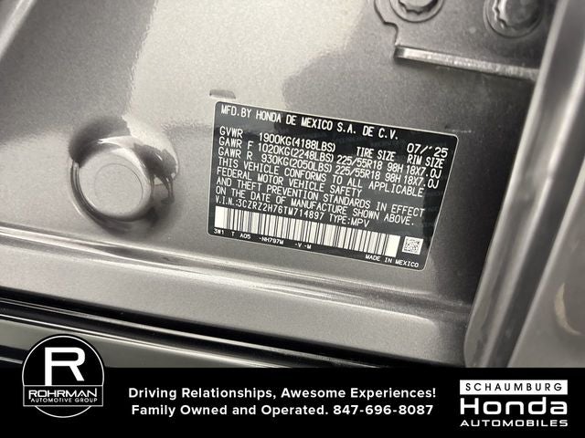 2026 Honda HR-V EX-L