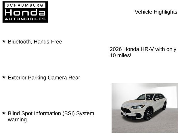 2026 Honda HR-V EX-L