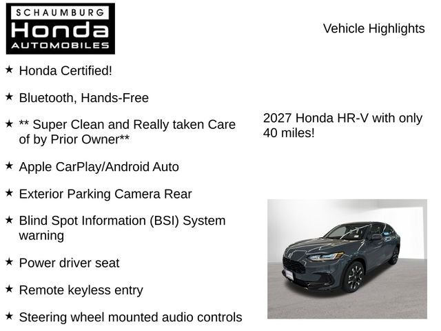 2027 Honda HR-V EX-L