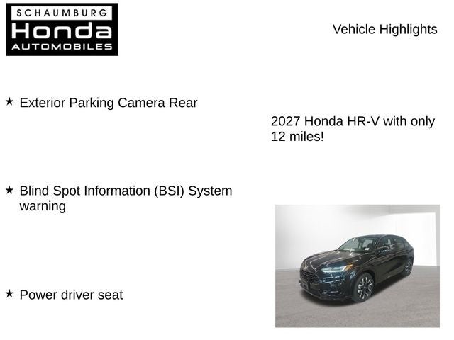 2027 Honda HR-V EX-L