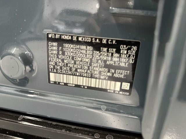 2026 Honda HR-V EX-L
