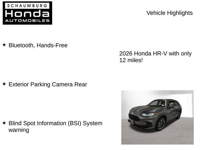 2026 Honda HR-V EX-L