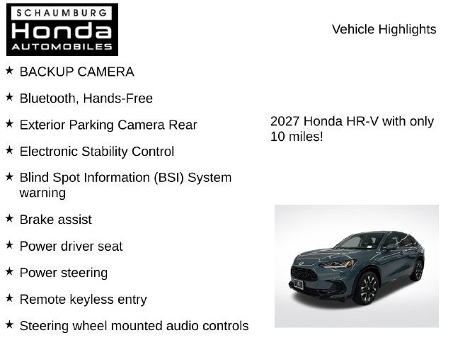 2027 Honda HR-V EX-L