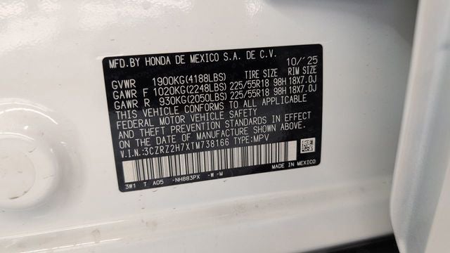 2026 Honda HR-V EX-L