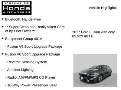 2017 Ford Fusion Sport