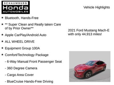 2021 Ford Mustang Mach-E Select