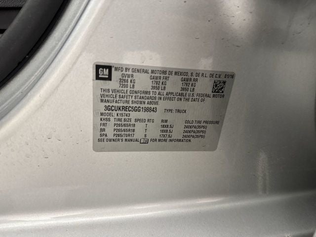 2016 Chevrolet Silverado 1500 LT LT1