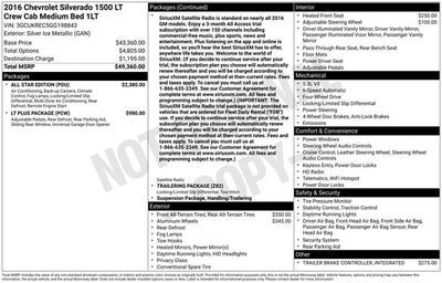 2016 Chevrolet Silverado 1500 LT LT1