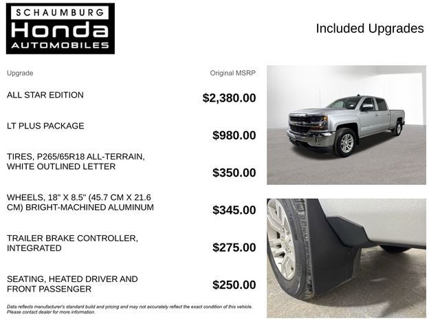 2016 Chevrolet Silverado 1500 LT LT1