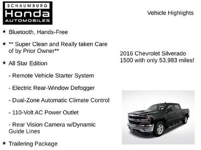 2016 Chevrolet Silverado 1500 LT LT1