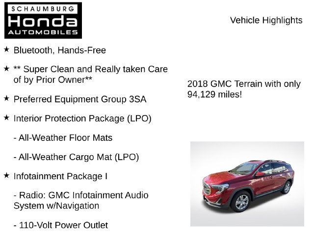 2018 GMC Terrain SLE